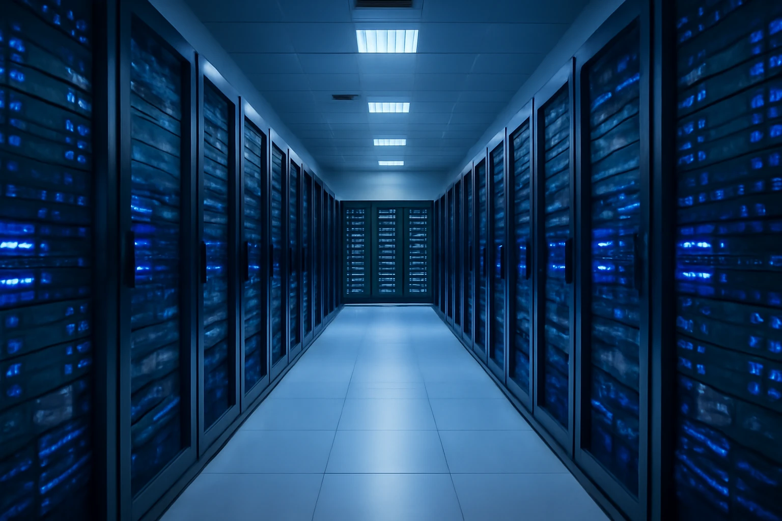 Imagem de um servidor de hospedagem